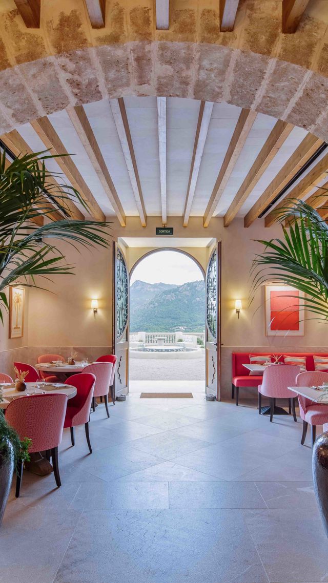 Restaurant interior at Sa Terrassa