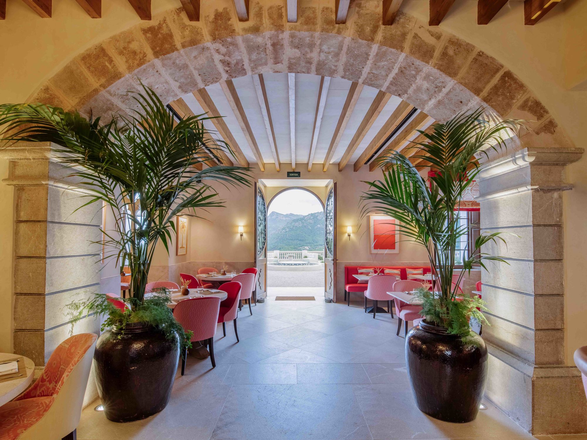 Restaurant interior at Sa Terrassa