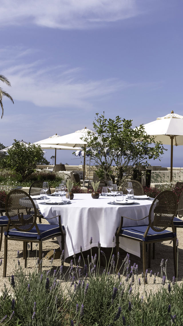 Terrace table dining set at Sa Terrassa