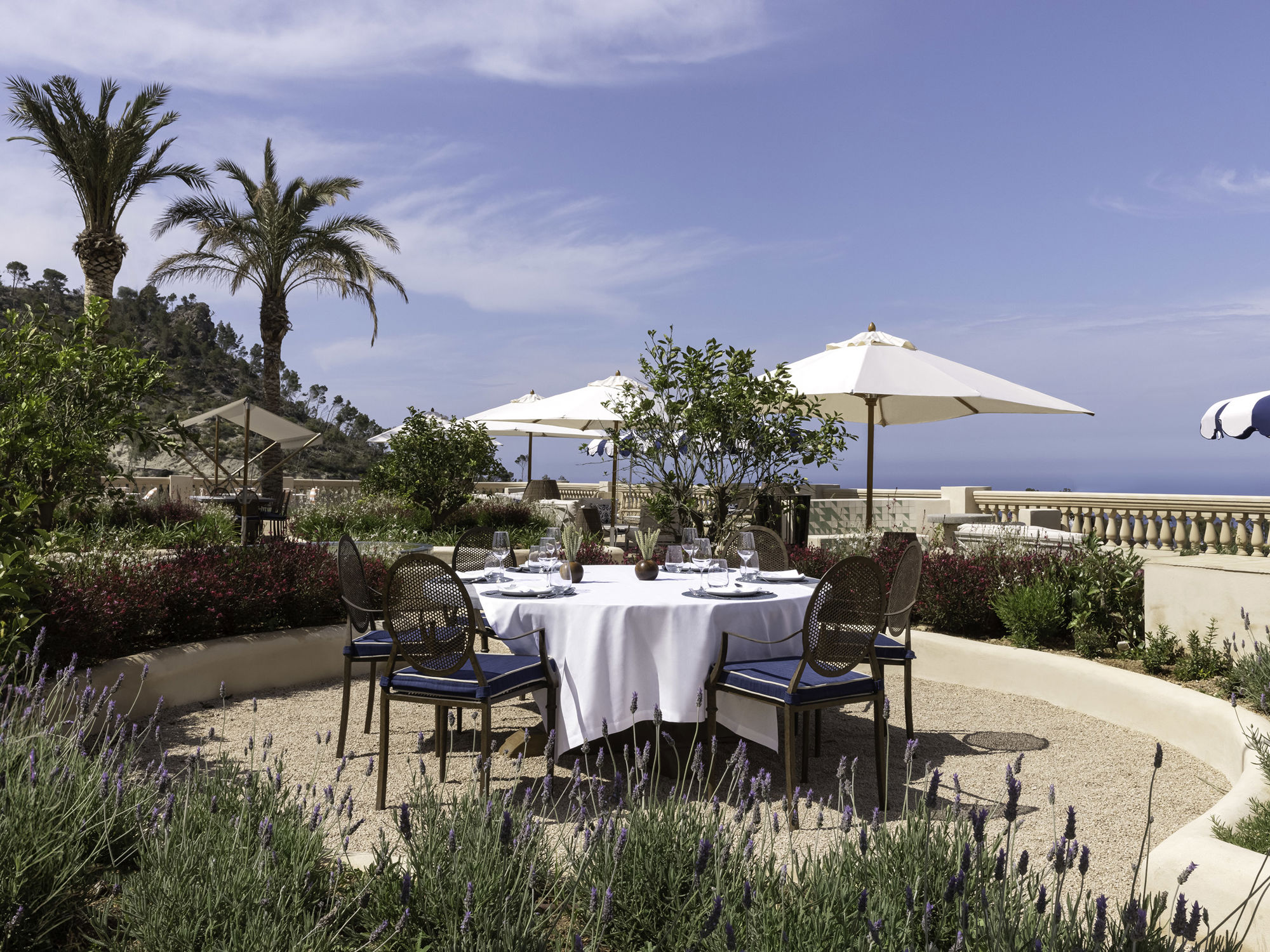 Terrace table dining set at Sa Terrassa